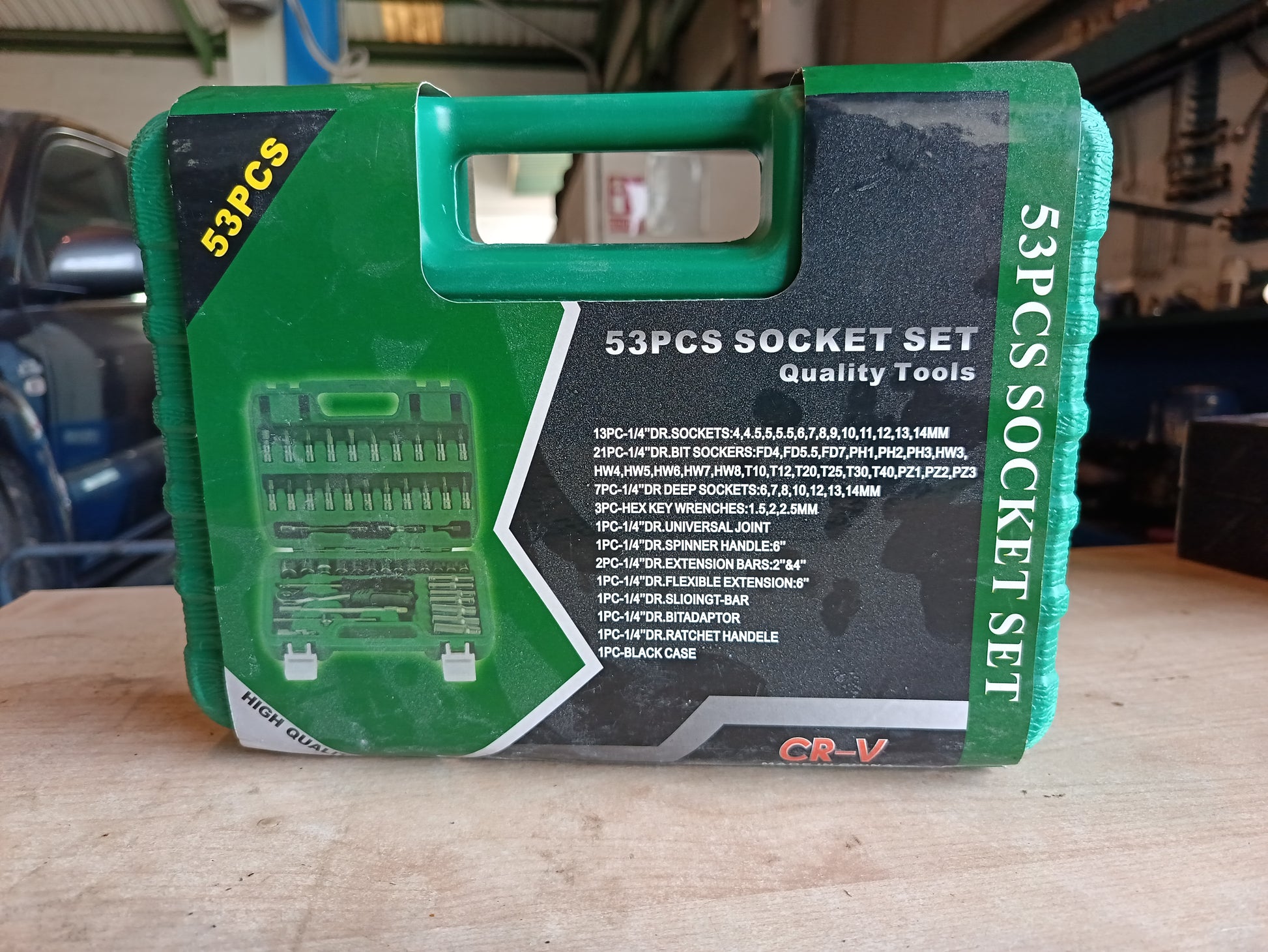 Caja de llaves de vaso