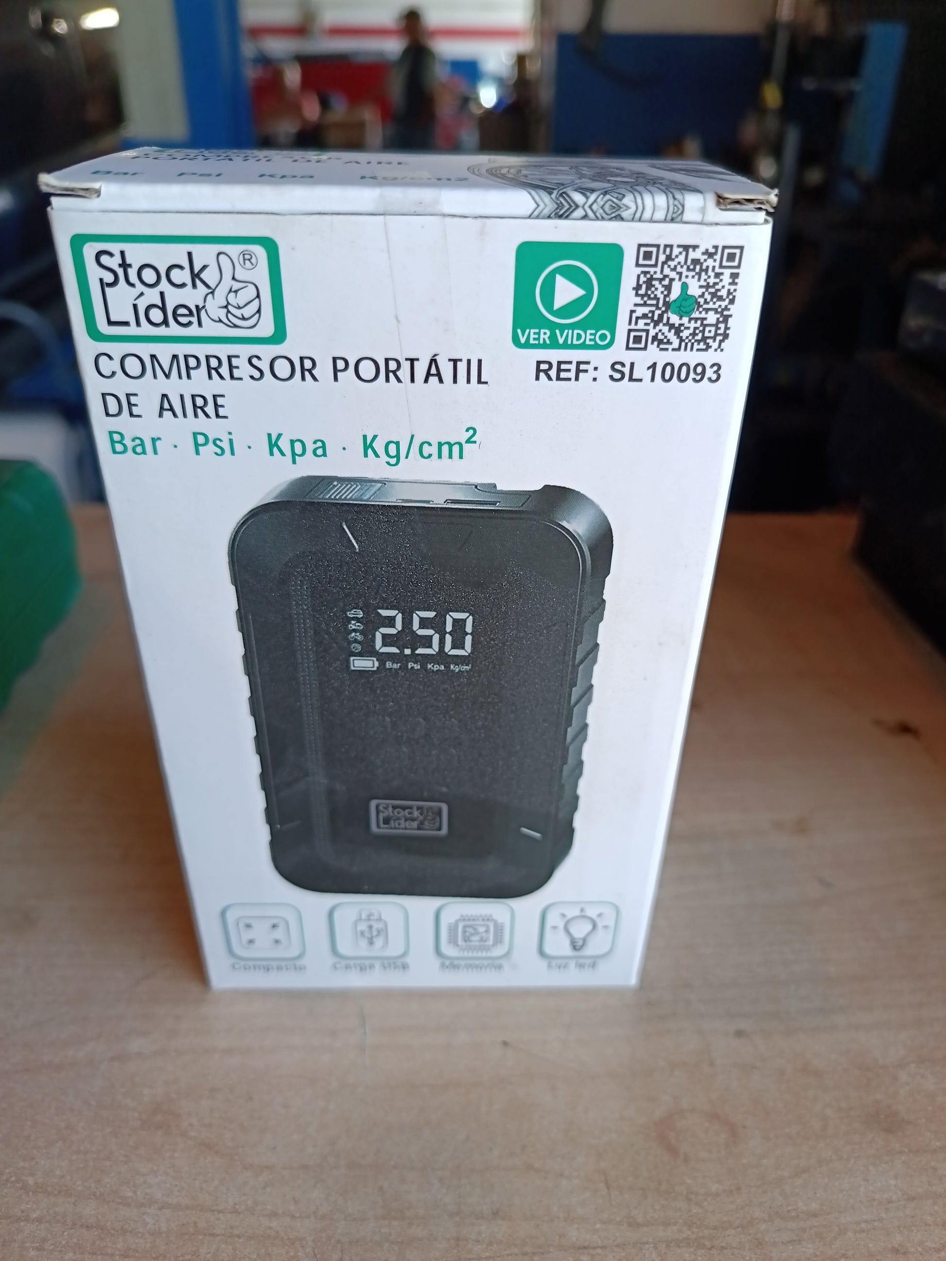 Compresor portátil de aire