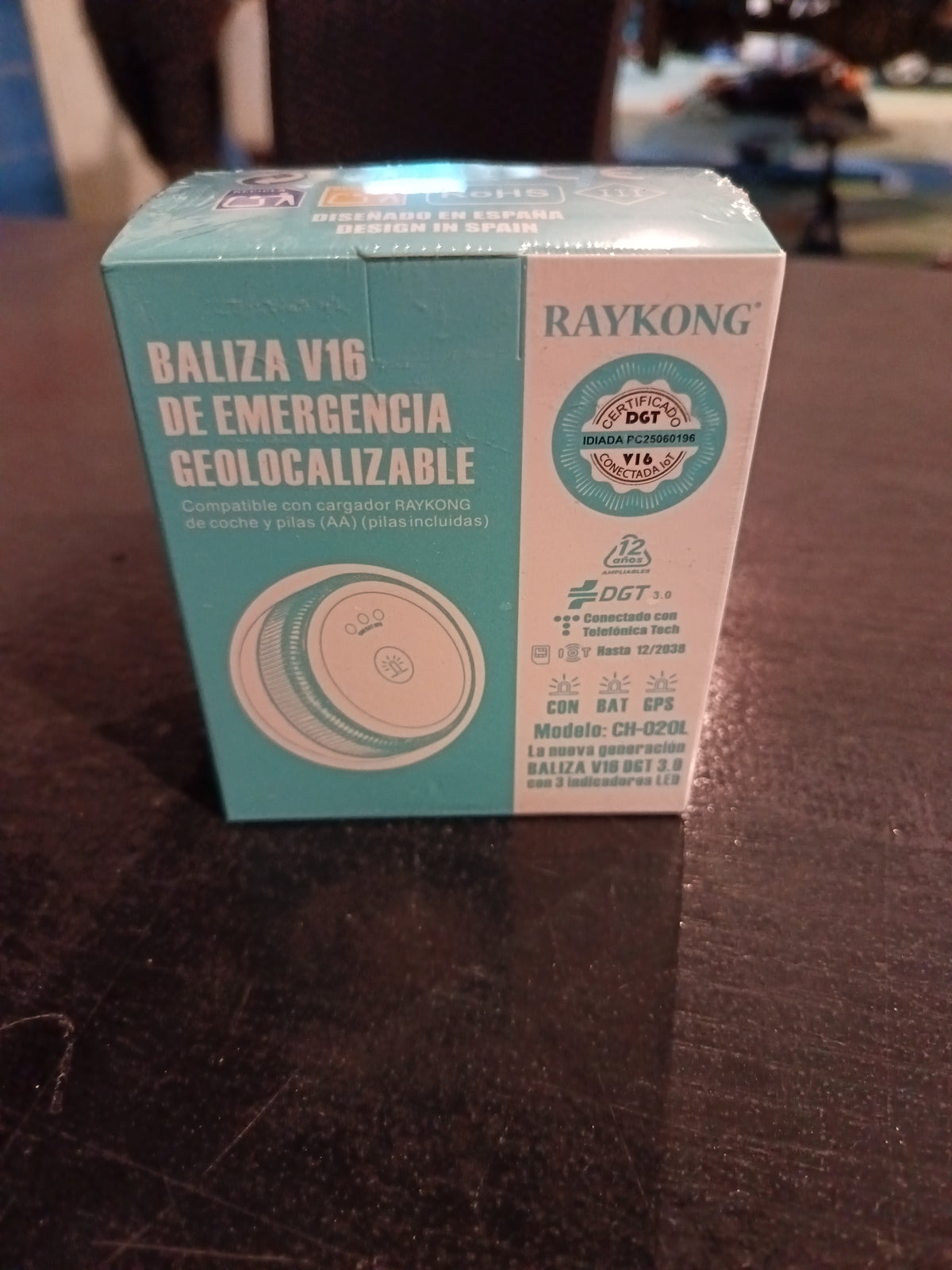 Baliza V16 de emergencia Geolocalizable