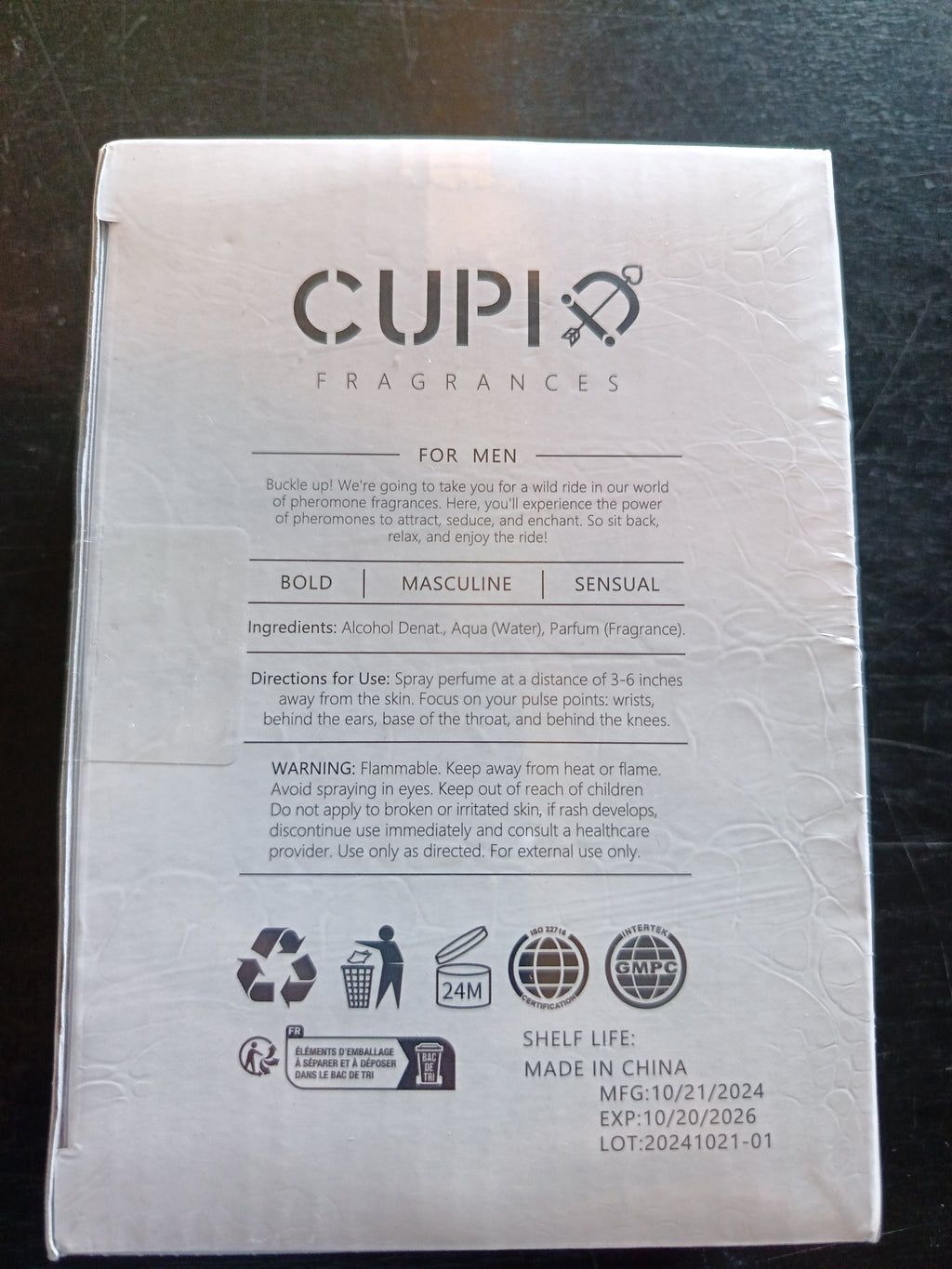 CUPID FRAGANCES HYPNOSIS