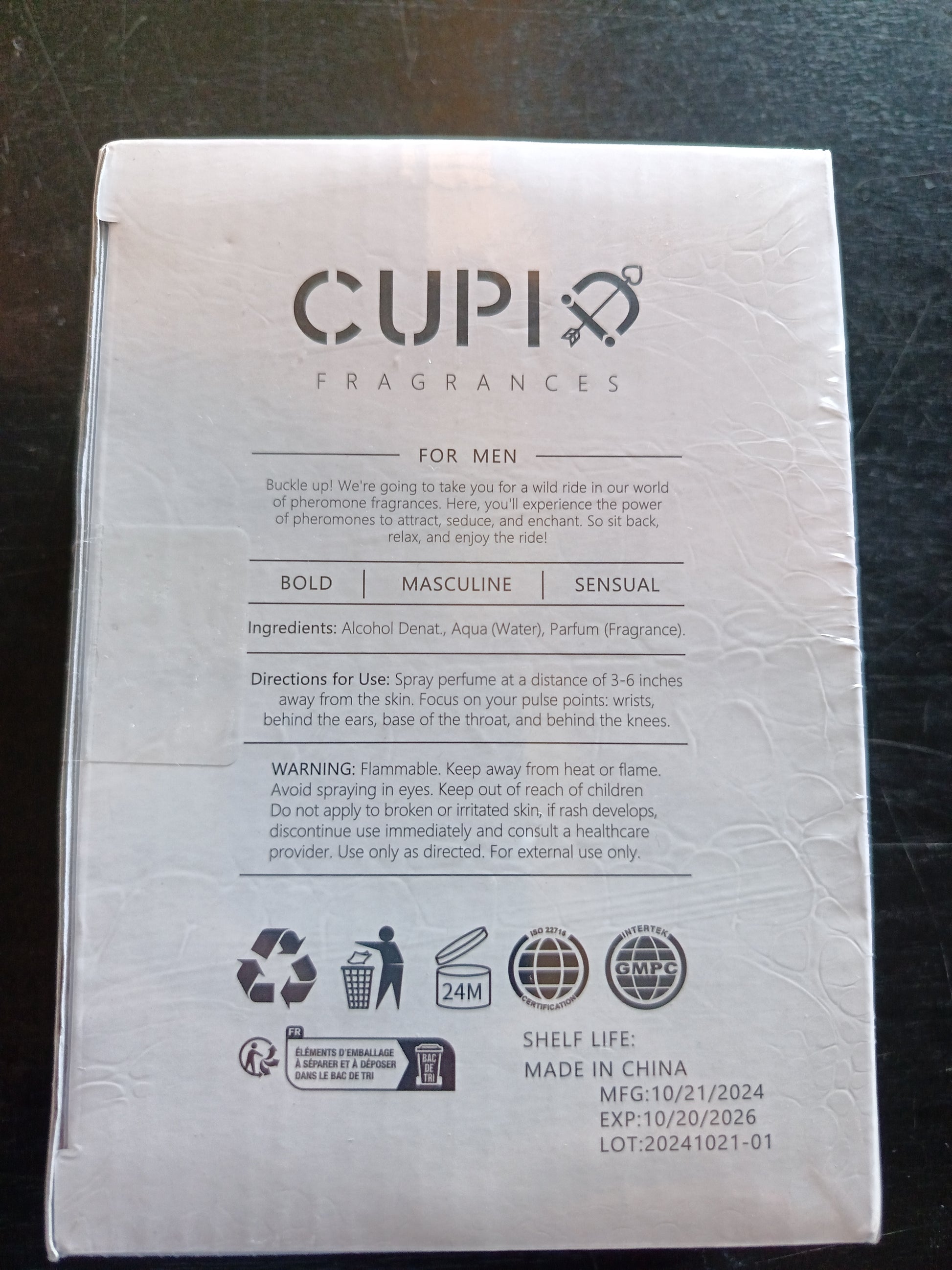 CUPID FRAGANCES HYPNOSIS