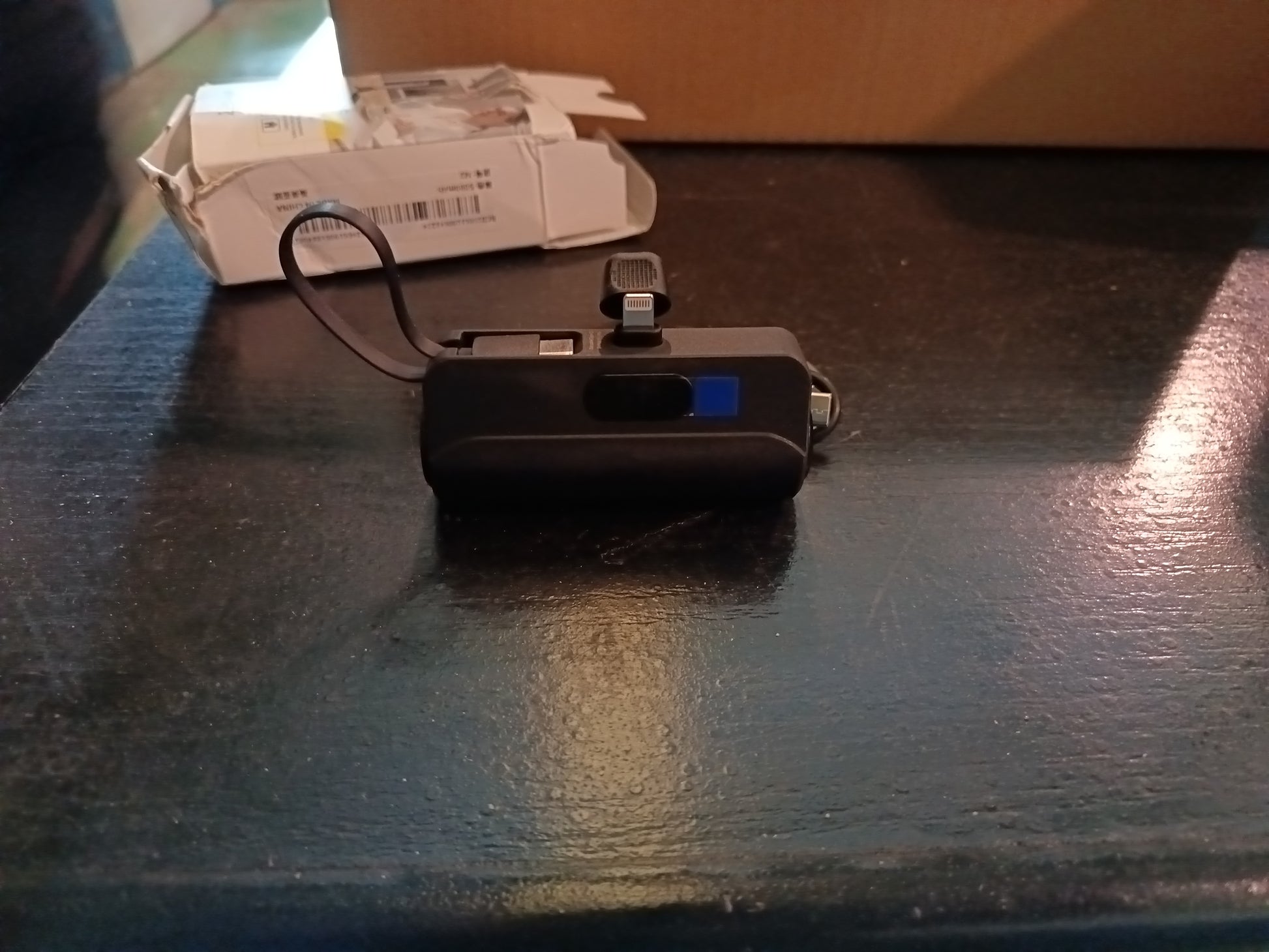 Batería externa de recarga de 5000mAh mini cargador de móviles