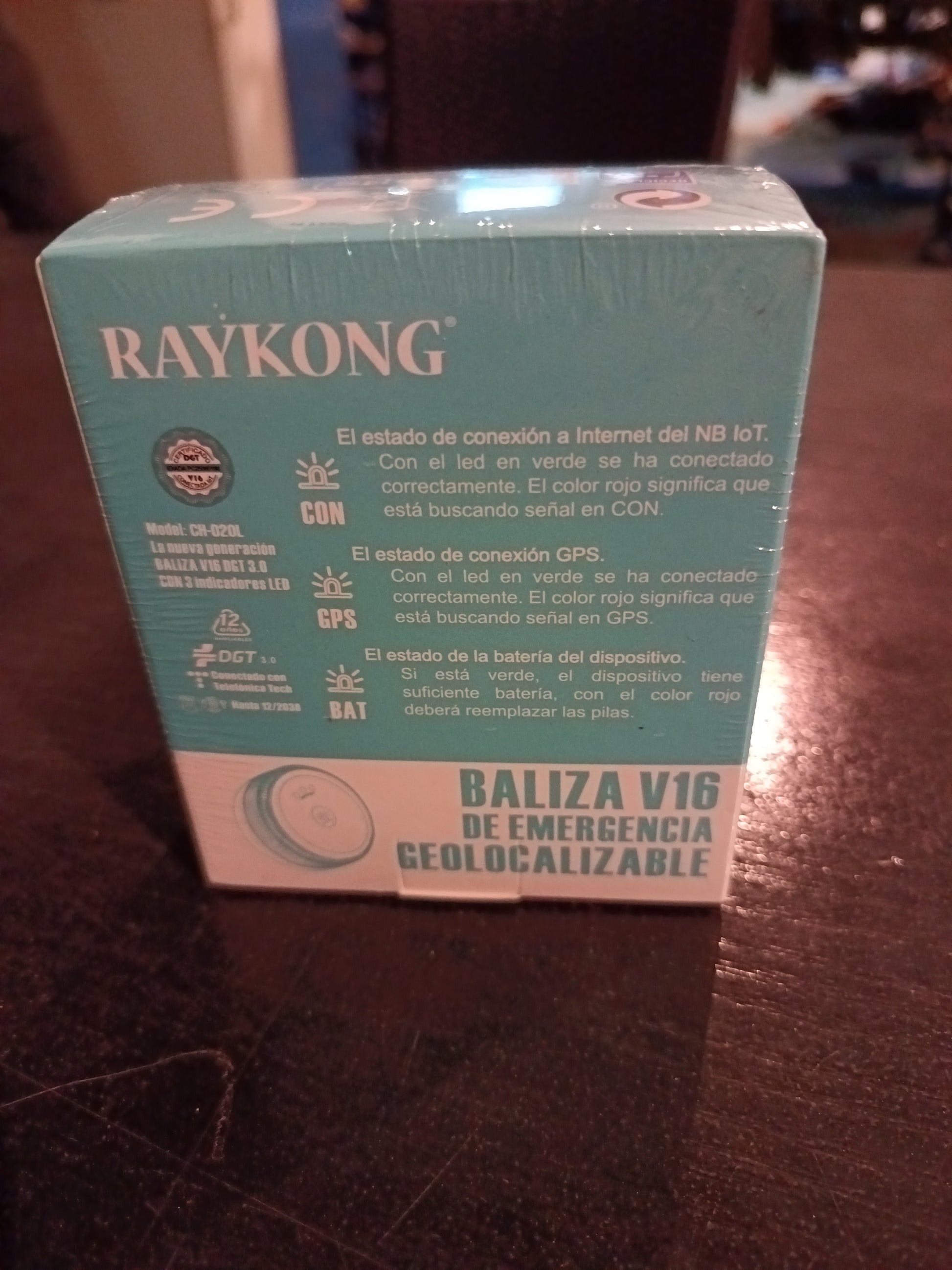 Baliza V16 de emergencia Geolocalizable