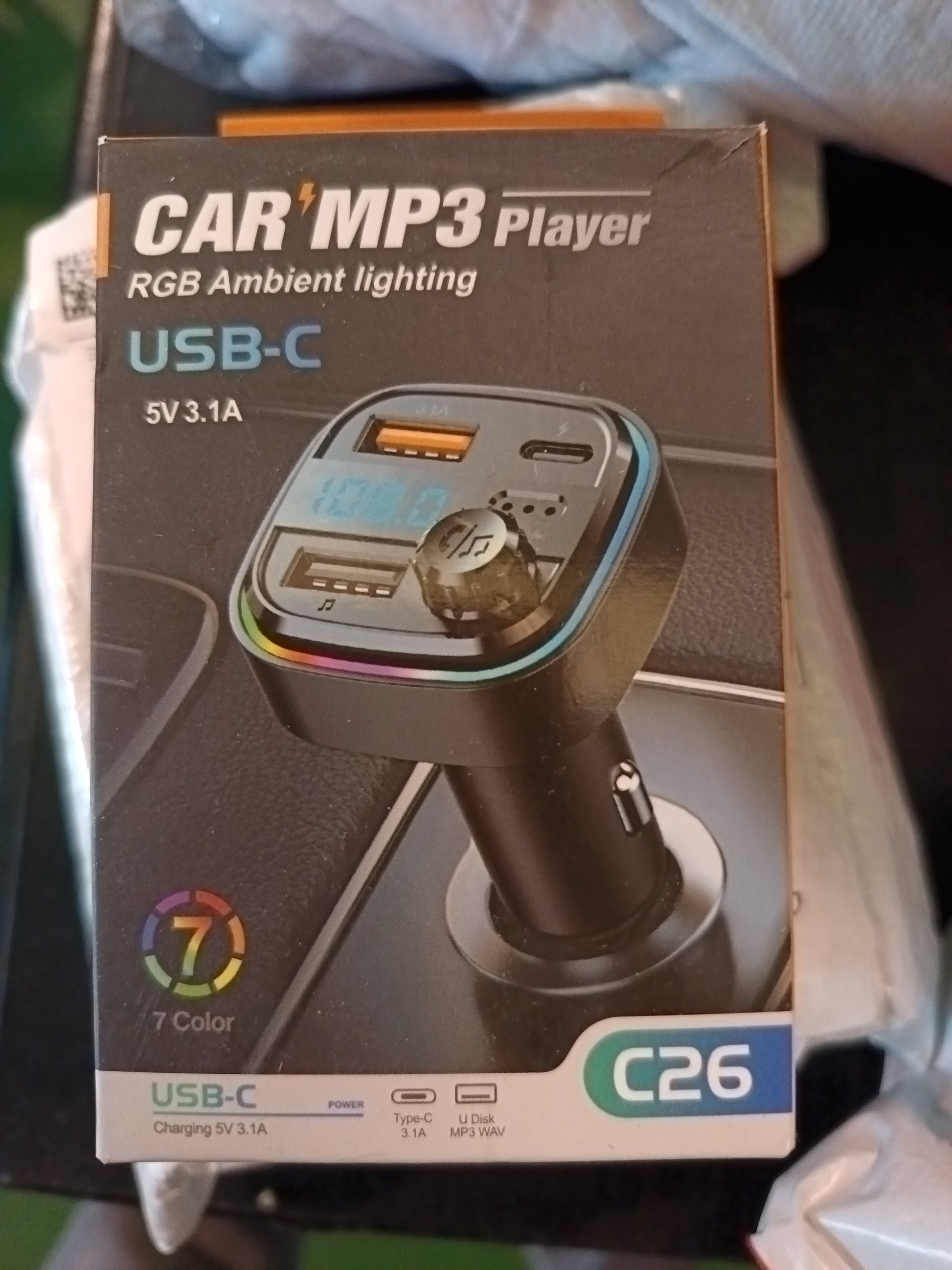 Car MP3 player USB-C