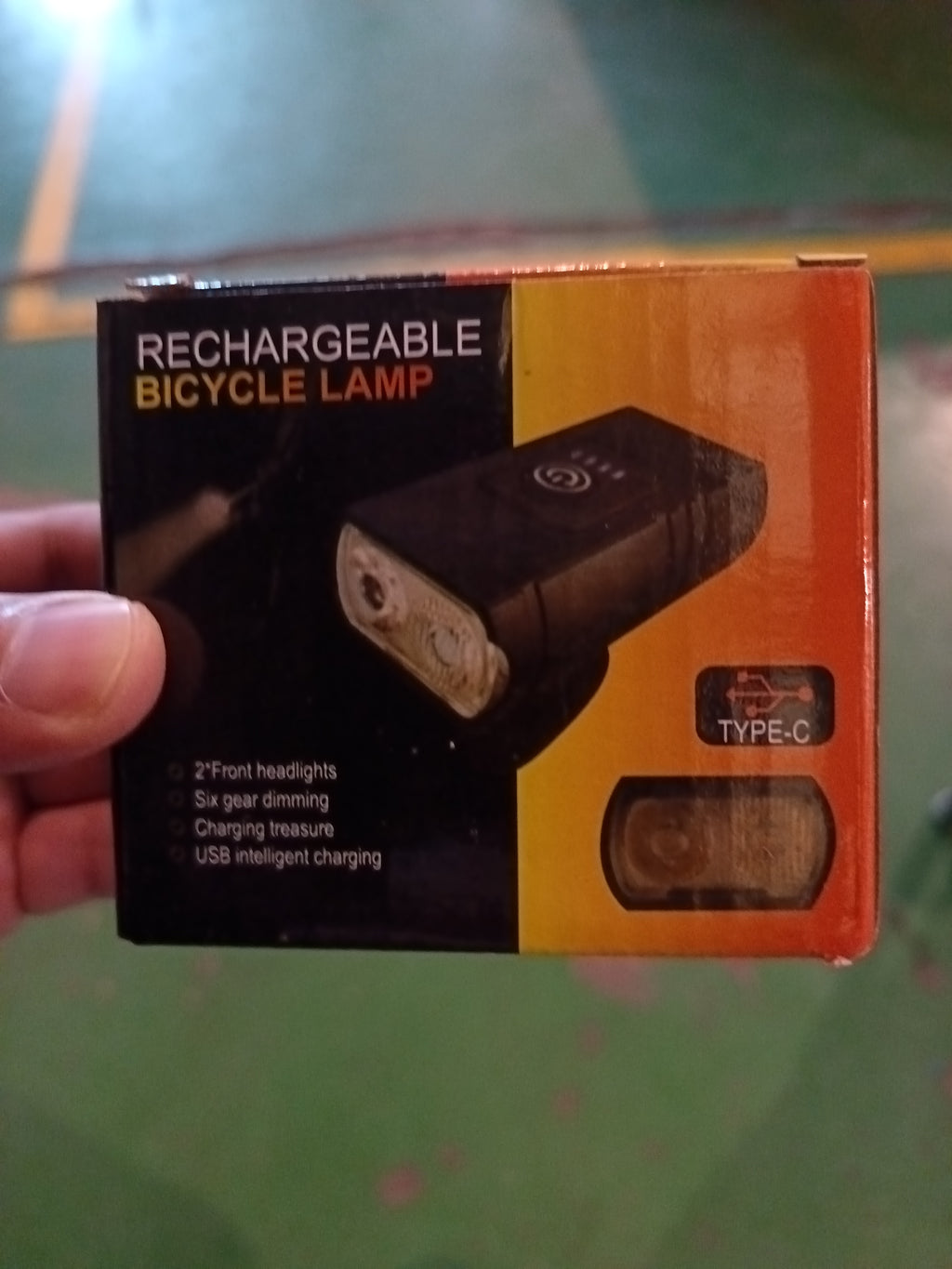 Lámpara recargable de bicicleta